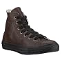 Converse Chuck Taylor All Star Shoes (1S581) Hi Top Black Leather, Size: 9 Mens / 11 Womens
