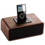 Rockridgesound Japan ELAV 4 MDF Cabinet 2.0 Stereo Speaker System with iPod Dock - Walnut Veneer