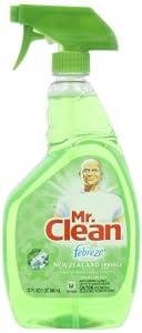 Mr Clean Multipurpose Cleaner with Febreze Freshness New Zealand Spring Scent Spray, 32-Ounce (Pack of 3)