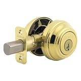 Doorknobs & Lock Sets: Kwikset 99850-055 Signatures 985 Grade 1 Security Double Cylinder SmartKey Deadbolt, Polished Brass