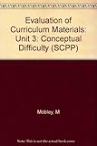 Evaluating curriculum materials. Unit 3, Concepts