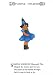 Flower Children Fridge Magnet Blue eyed Flax