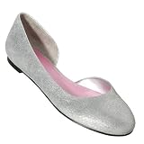 Isaac Mizrahi for Target Drew Open-Shank Ballet Flats - Silver Leaf