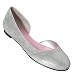 Apparel : Isaac Mizrahi for Target® Drew Open-Shank Ballet Flats - Silver Leaf