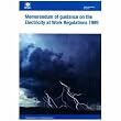 Memorandum of Guidance on the Electricity at Work Regulations 1989 (Health and Safety Guidance)