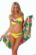 Lotus: Twisted Tube Top Bikini: Swimsuit Separate by Blue Sky Swimwear