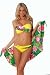 Lotus: Twisted Tube Top Bikini: Swimsuit Separate by Blue Sky Swimwear