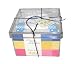 Noa Lily Small Layette Gift Basket, Blue Dot, 6 Months