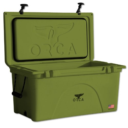 ORCA 75 Qt COOLER GREEN BLEM* Best Yeti Cooler Appliances