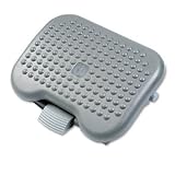 Height-Adjustable Tilting Footrest - Charcoal