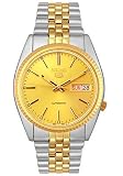 Seiko Men's Two-tone Automatic Day-Date Watch #SNXJ92
