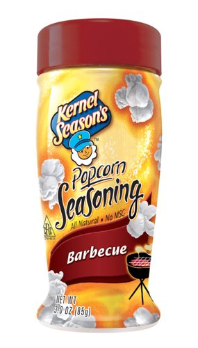 Kernel Season's Popcorn Seasoning, Barbecue, 3-Ounce Jars (Pack of 6)