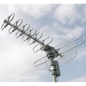 QUANTUM FX ANT-105 (ANT105) TV Remote-Controlled Rotating ANTENNA (DTV and HDTV Ready) by 