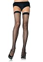 Leg Avenue Women's Nylon Fishnet Thigh-High