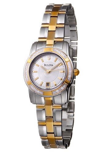 Bulova Women's 98R120 Diamond Accented Two-Tone Watch