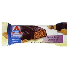 Atkins Nutritional, Advant Bar Penut Fudge Green , 1.7-Ounce (12 Pack)