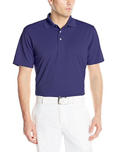 PGA TOUR Golf Air Flux Short-Sleeve Solid Polo Shirt, Blue Ribbon, X-Large