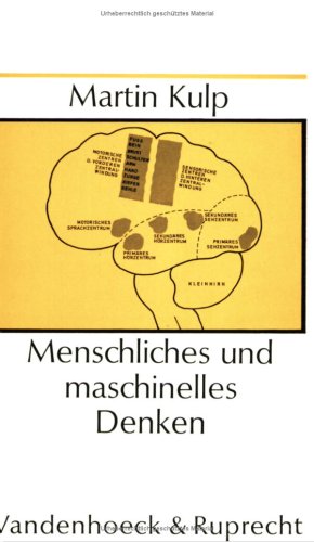 Buch - Cover Menschliches und maschinelles Denken - Martin Kulp - Vandenheock & Ruprecht, Göttingen,