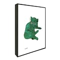 Green Cat, 1965 Pop Art - 14x11"