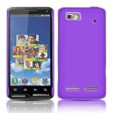 from AIO AIO Purple Hybrid Hard Back Cover For Motorola Motoluxe + Screen Protector