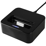mumbi USB Dock iPhone & iPod Dockingstation / Basisstation inkl. Datenkabel und USB-Stecker Netzteil