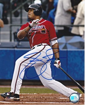 Andruw Jones Autographed Atlanta Braves 8x10 Photo