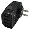 RND (3.1A) 4 Port USB AC Adapter / Wall charger for iPads iPhones Tablets Smartphones MP3 Players and Gaming Devices (black)
