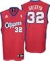 Blake Griffin Jersey: adidas Red Replica #32 Los Angeles Clippers Jersey