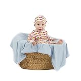 Kicky Pants Bamboo Newborn Layette Gown Sleep Sack & Knot Hat Set