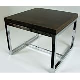 Carnaby Chrome Framed End Table