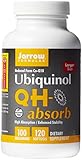 Jarrow Formulas Ubiquinol  QH-Absorb, High Absorption/Enhanced Stability, 100 mg, 120 Softgels