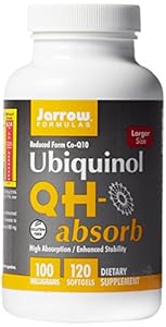 Jarrow Formulas Ubiquinol  QH-Absorb, 100 mg, 120 Count