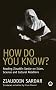 How Do You Know?: Reading Ziauddin Sardar on Islam, Science and Cultural Relations