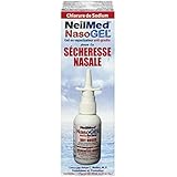 NasoGel Water Soluble Saline Nasal Gel Spray for Dry Noses by NeilMed - 1.52 fl. oz.
