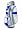 White/silver/blue