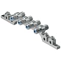 Wentronic 4-fach F-Erdungsblock vernickelt