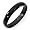 Tungsten Carbide Men's Ladies Unisex Ring Wedding Band 4MM Black Plating Dome Shaped Shiny Comfort Fit (Available in Sizes 5 to 12) size 5