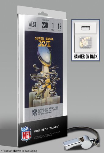 Super Bowl XVI (16) Mini-Mega Ticket