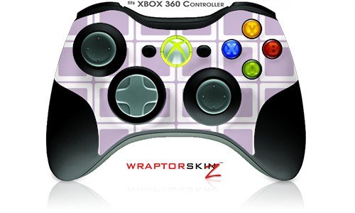 XBOX 360 Wireless Controller Decal Style Skin - Squared Lavender