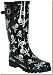 Chooka Women's Tossed Skulls Rainboot