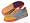 Men's Reebok&reg; Ice Cream Board Flip Gray / Yellow, GREY/YELLOW, 11