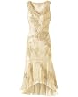Mesh embroidered dress