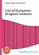 List of Dungeons Dragons Modules