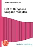 List of Dungeons Dragons Modules