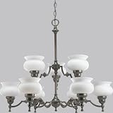 Lawford two Tier Chandelier in Antique Bronze