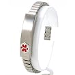 Medical ID Information Bracelet Stainless Steel 7"