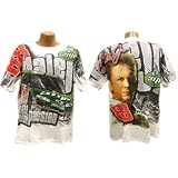 #88 Dale Earnhardt Jr. Mens White Total Print Tee