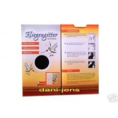 Fenster Fliegengitter Insektenschutz Gaze 130 x 150 cm schwarz