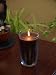 Filled Candle in Carmona Jar- Patchouli Vanilla Scent, 19 oz