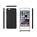 iPhone 6/6S Plus Case, Getron Ultra Slim [Exact-Fit] [Non-Slip] [Smooth Back] Hybrid Rubberized Protective Hard PC Case with Soft-Interior Scratch Protection for iPhone 6/6S Plus (5.5 Inches) (Black)